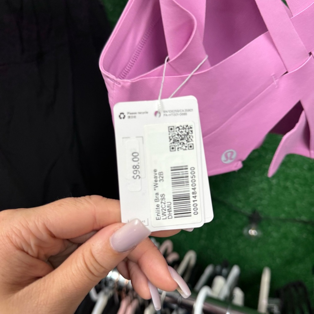 Lululemon Athletica enlite Pink Cross-Back Bra - Picture 3 of 4